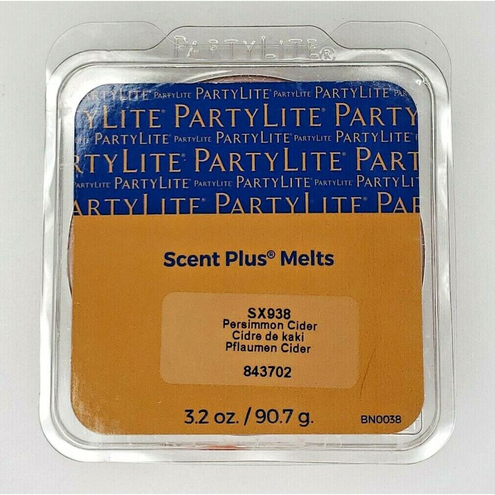 PartyLite Scent Plus Melts 9 pc Retired Scent Persimmon Cider P7E/SX938/Bin 16